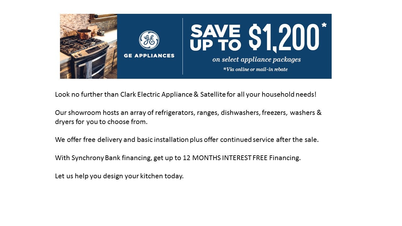 Appliances Clark Electric Cooperative, Inc